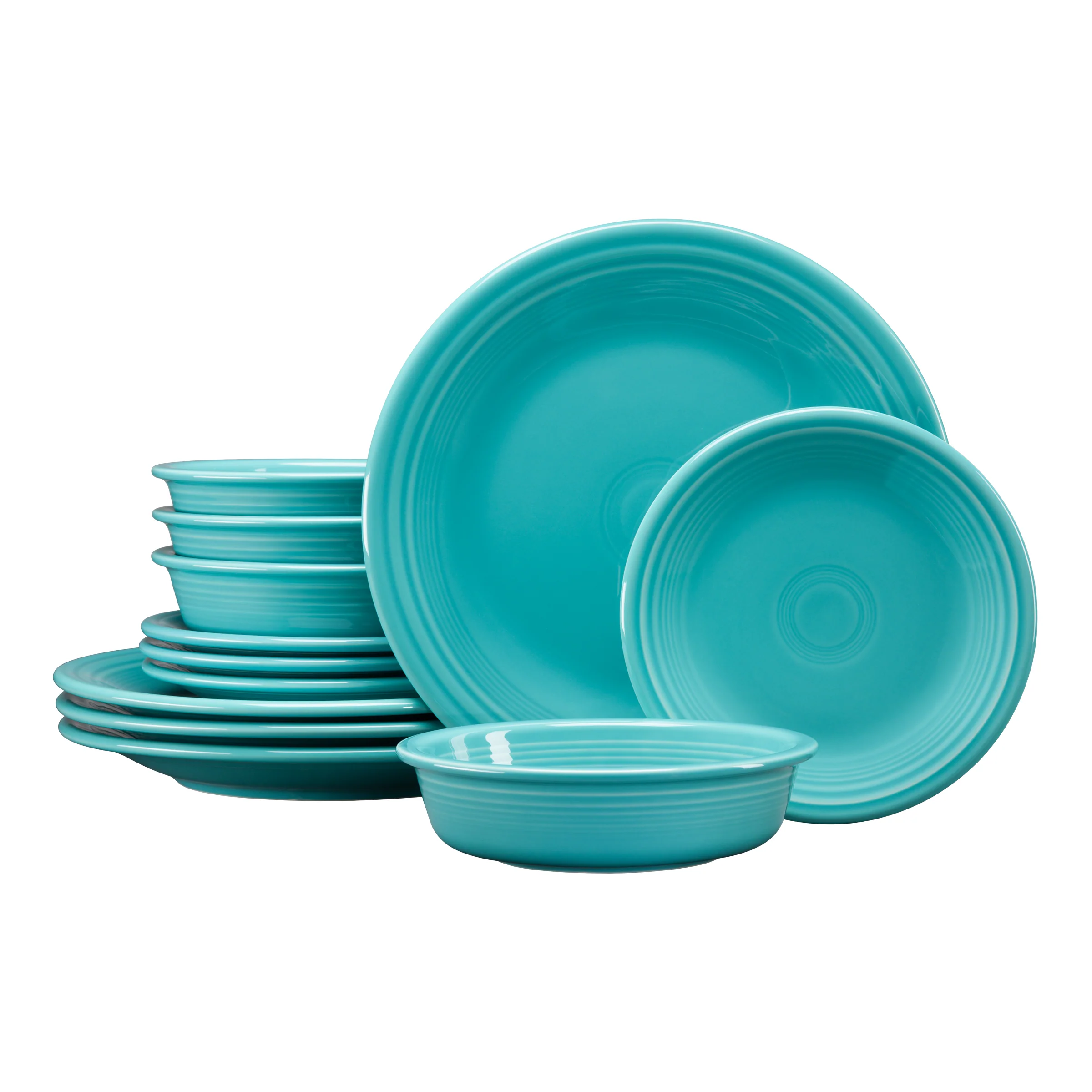 Classic Rim 12-Piece Dinnerware Set, Service for 4 - Image 7