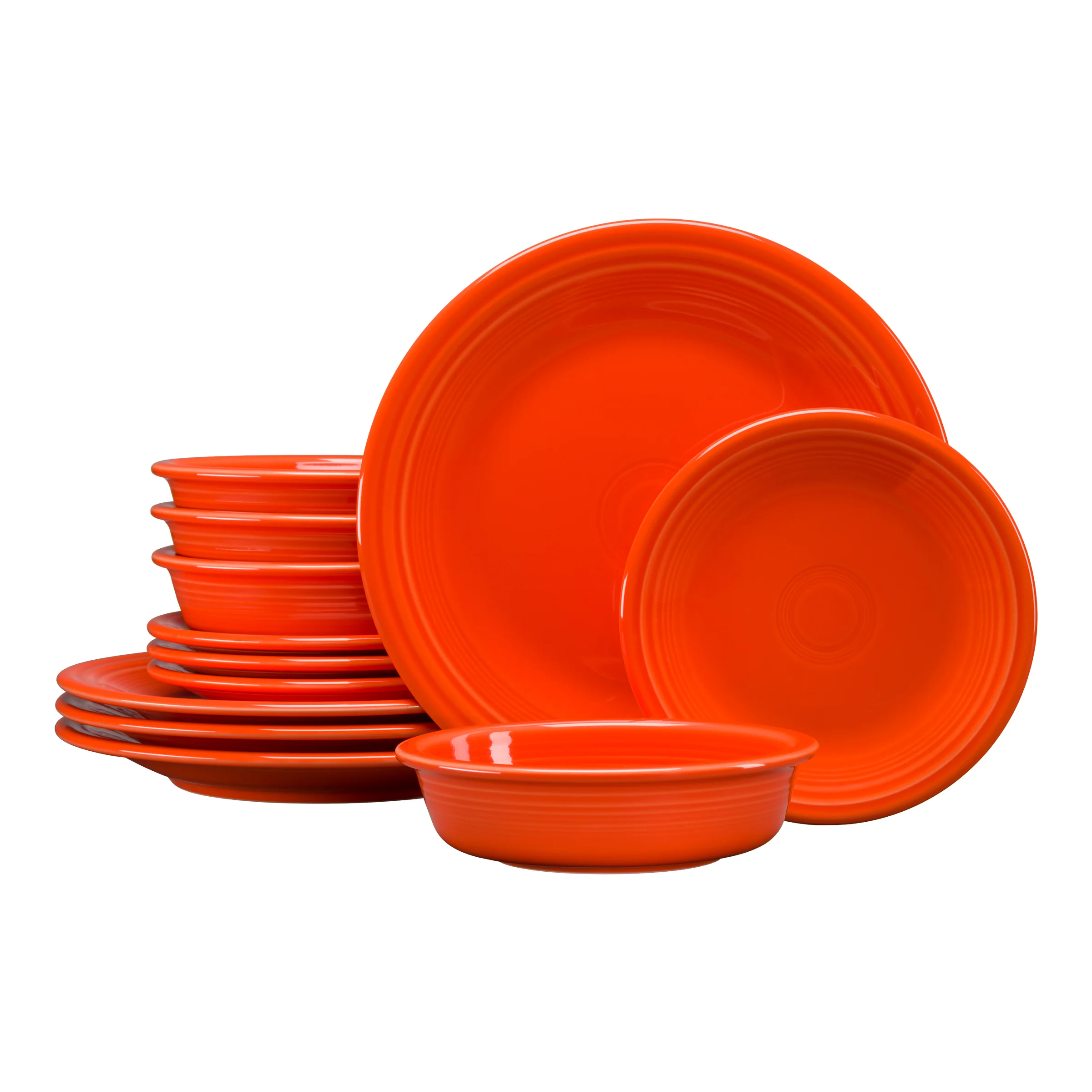 Classic Rim 12-Piece Dinnerware Set, Service for 4 - Image 9