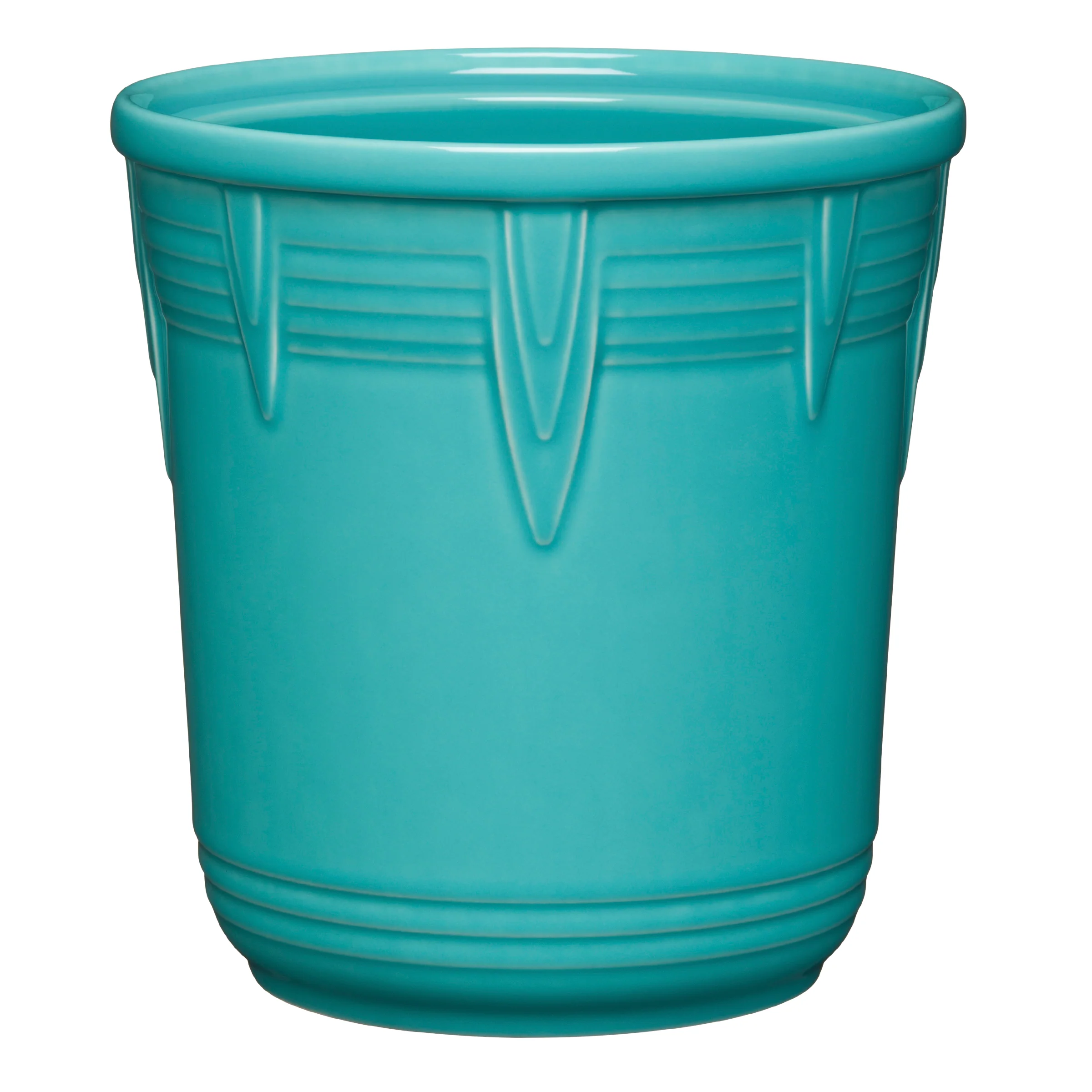 New Retired Fiesta 7 Inch Chevron Utensil Crock - Image 3
