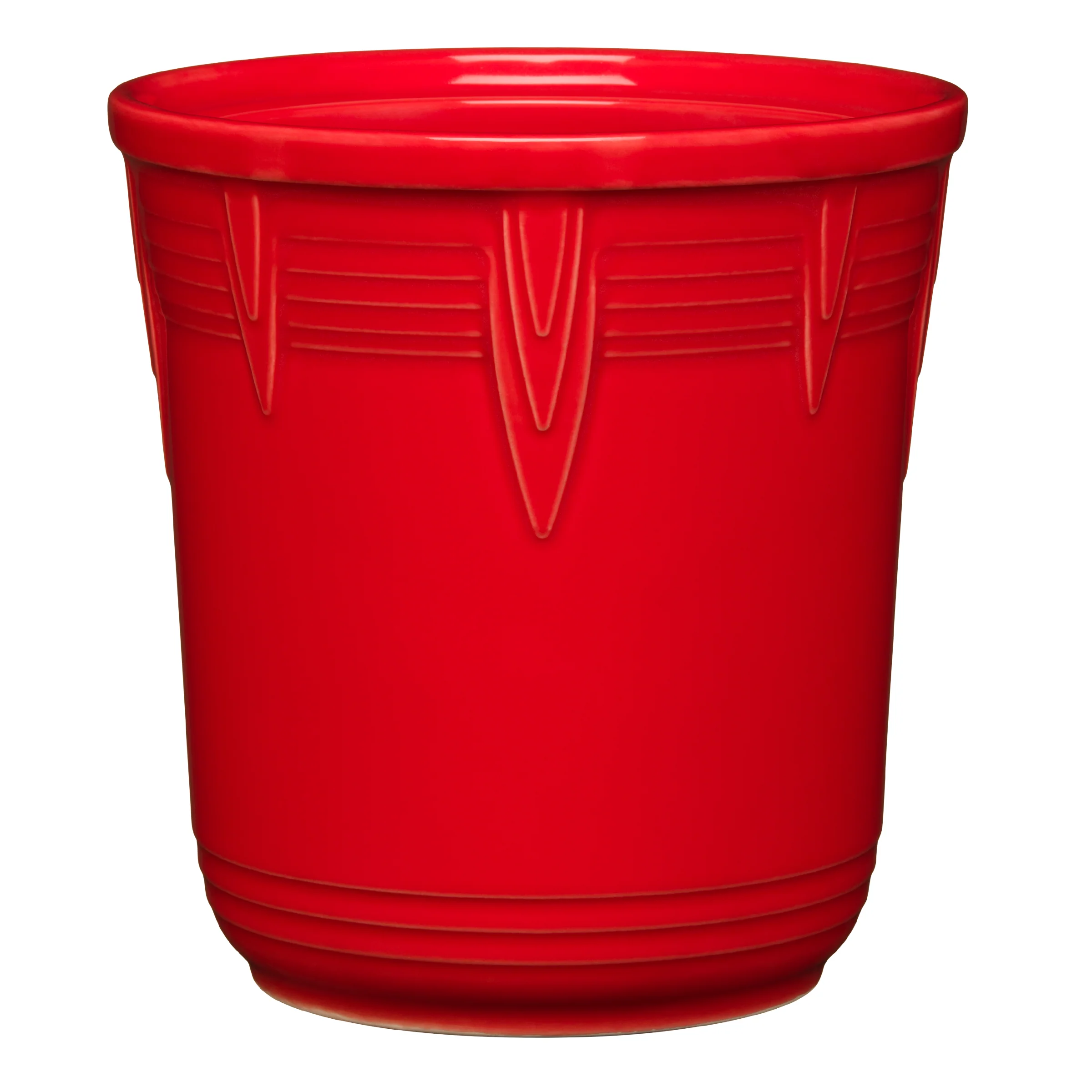 New Retired Fiesta 7 Inch Chevron Utensil Crock - Image 5