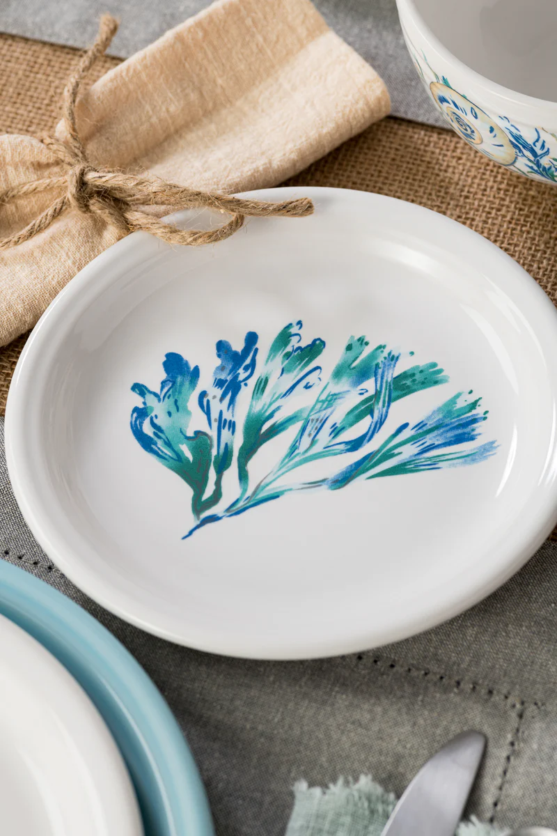 New Retired Coastal Bistro Coupe 7 1/4 Inch Salad Plate - Image 2