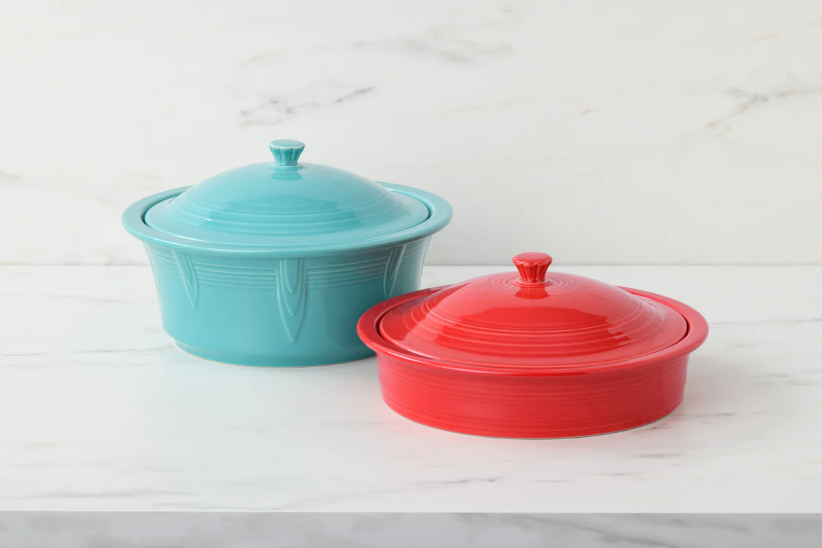 Small 10 Inch Round Covered Casserole 1.4 Quart - Image 10